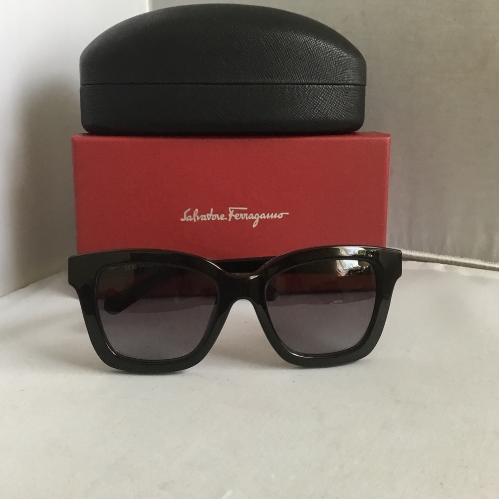 Salvatore Ferragamo Dark Frame Sunglasses